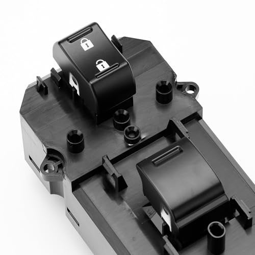 Lin Cin Yin Power Window Switch Passenger Side for Honda Accord 2008 2009 2010 2011 2012,Front Right Window Control with Door Lock Switch Button,Honda Accord for 35760TA0A01 1S13128 DWS450 (No Auto) - Image 2