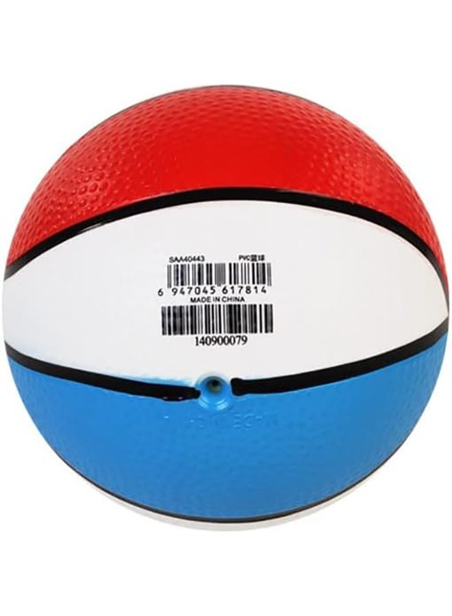 Joerex Saa40443 Pvc Super Kids Colourful Basketball, Blue/White/Red - Image 3