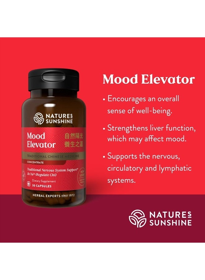 NATURE'S SUNSHINE Mood Elevator Chinese TCM Concentrate 30 Capsules - Image 4