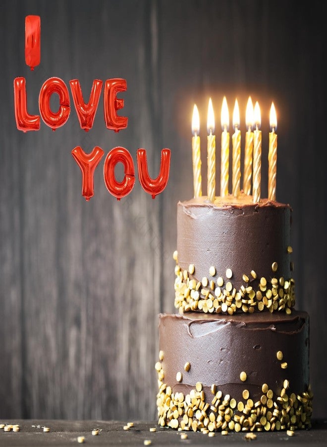 مجموعة بالونات كيتر الحمراء "أحبك" | بالونات حروف الأبجدية "أحبك" لعيد الحب، أو لطلب الزواج، أو ذكرى الزواج، أو لتزيين حفلات أعياد الميلاد | بالونات حب رومانسية للأزواج - Image 4