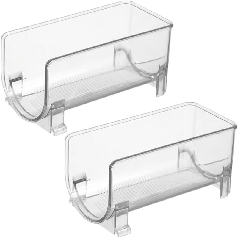 woobles Set of 2 Stackable Wine Storage Rack Counter Top Wine Holder Free Standing Organizer for Refrigerator or Kitchen Countertops - Image 1