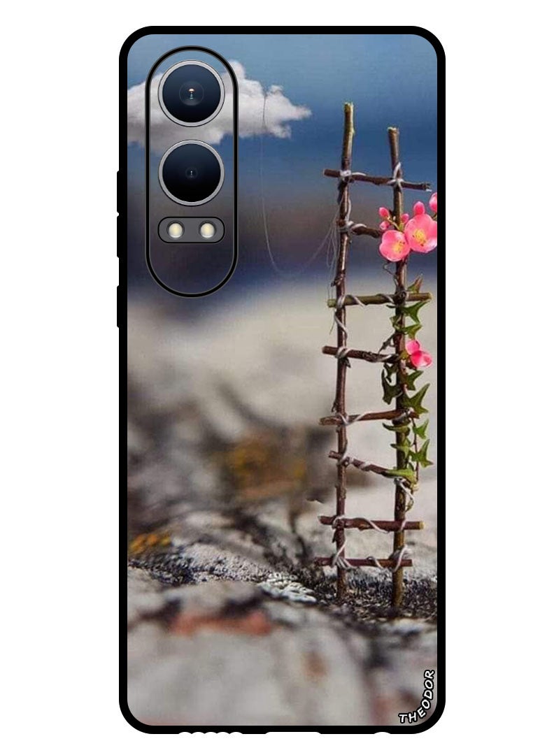 Theodor Protective Case Anti Scratch Shock Proof Bumper Cover For OnePlus Nord CE4 Lite Cloud with Stair - Image 1