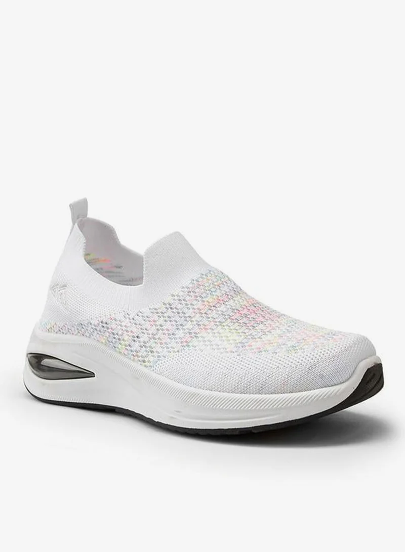 Textured Slip-On Sports Shoes