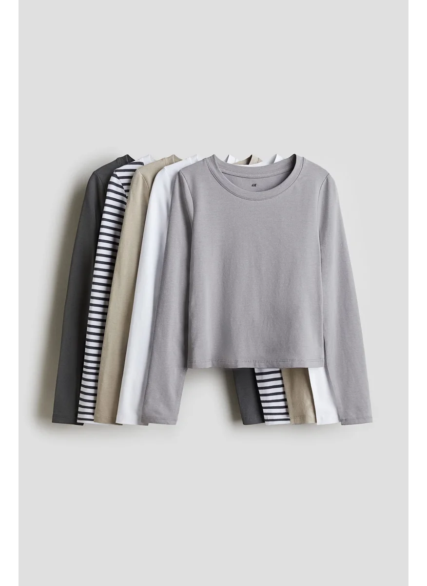 H&M 5-Pack Jersey Tops