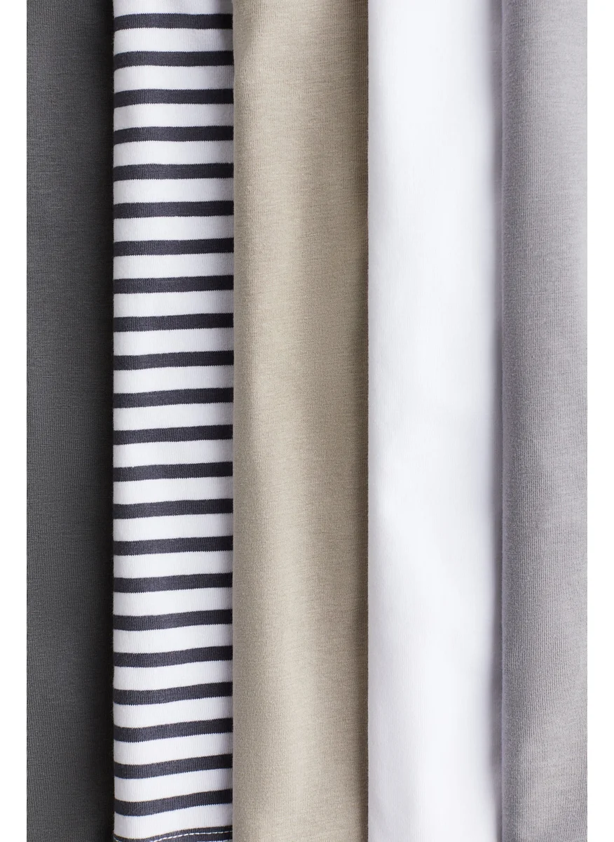 H&M 5-Pack Jersey Tops