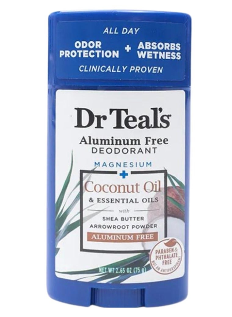 Dr Teal's Aluminum Free Deodorant with Coconut Oil