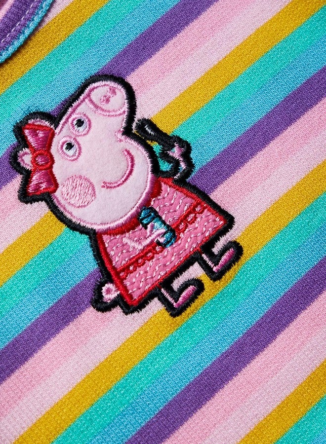 The Souled Store Official Peppa: Chasing Rainbows Girls Sleeveless Cotton Tank Tops - Image 5