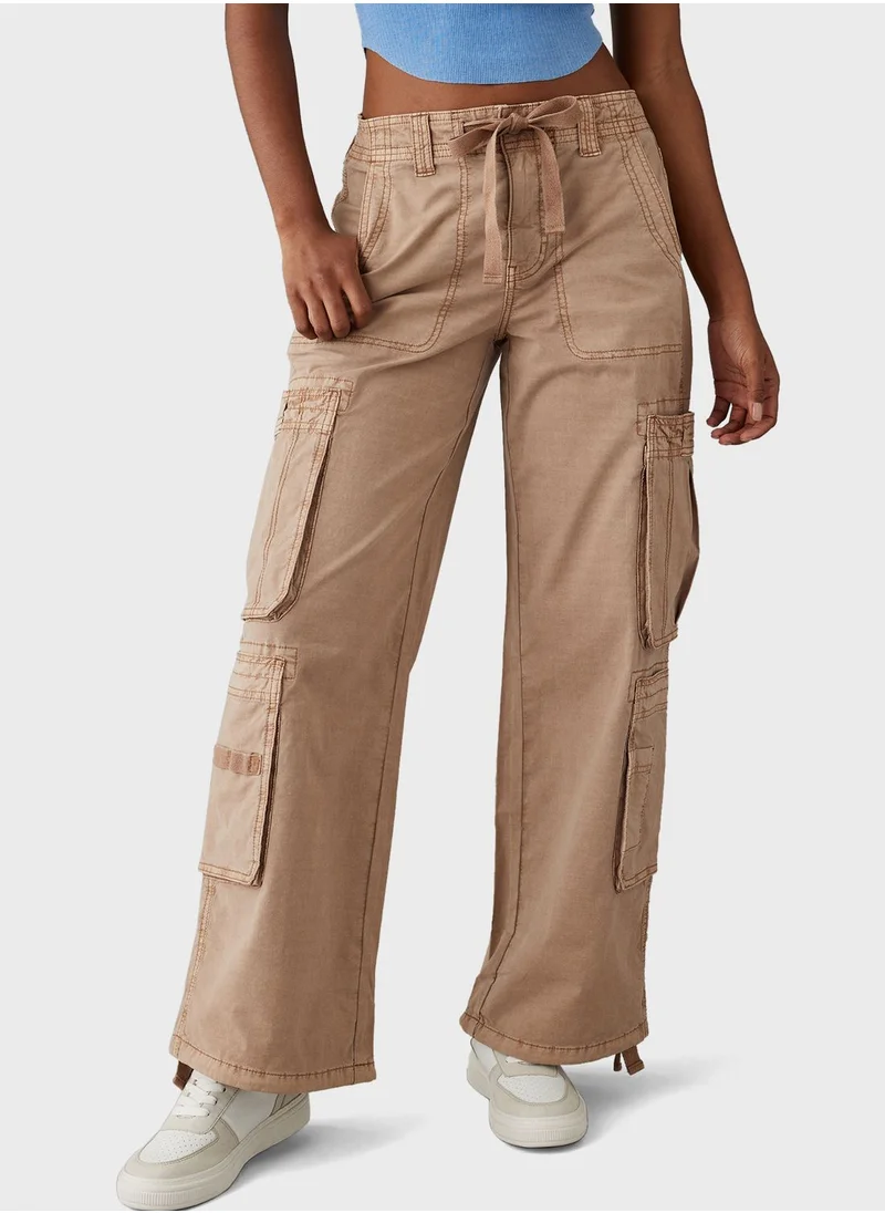 امريكان ايجل High Waist Baggy Joggers