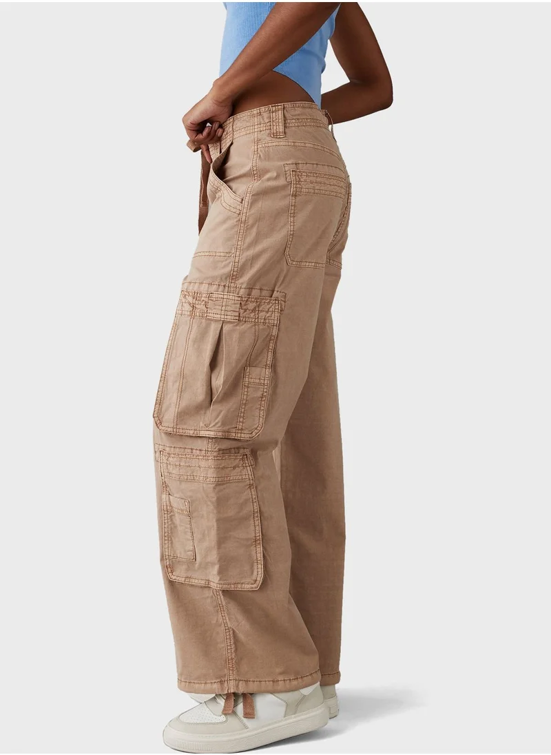 امريكان ايجل High Waist Baggy Joggers