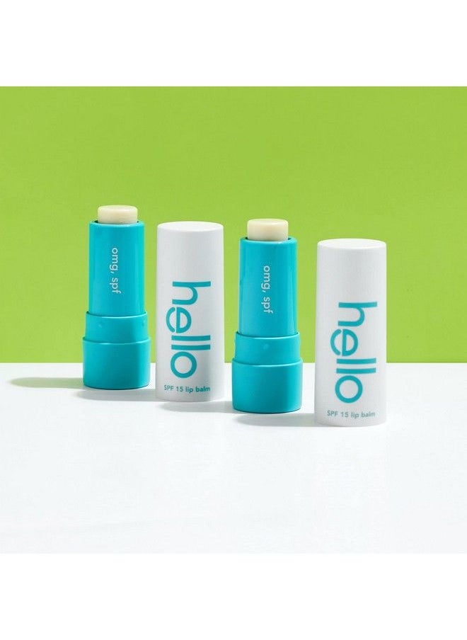 Hello Moisturizing Vegan Lip Balm Sweet Mint Spf 15 Beeswax Free Petrolatum Free And Parabens Free 0.15 Ounce 1 Pack  - Image 5