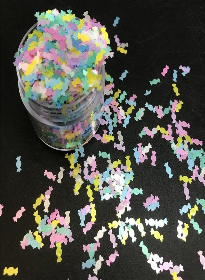 PrettyG 10 Grams/Pack - Colorful Mixes Candy Shape Glitter Sequins - Festival Rave Beauty Makeup Face Body Nail Craft Art Christmas Halloween Decoration (Color Mixes 2) - Image 5