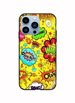 Protective Case Cover For Apple iPhone 13 Pro Multiple Stickers Design Multicolour