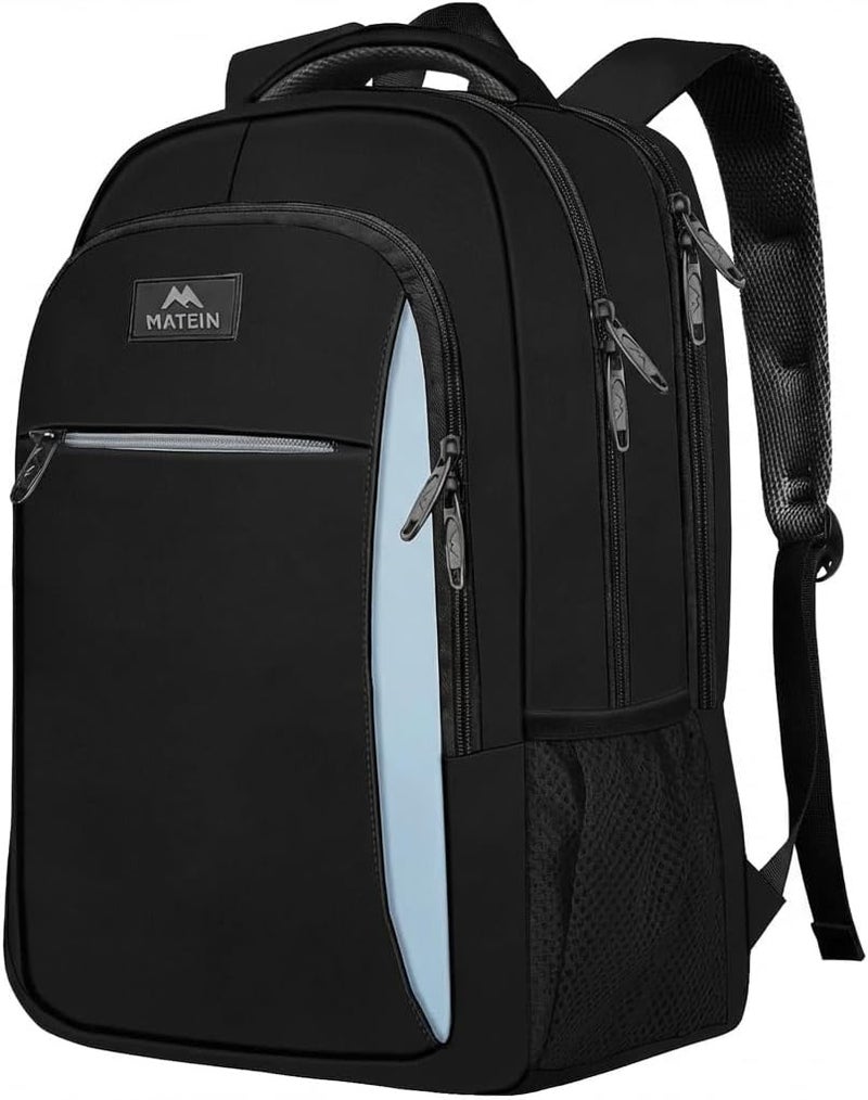 MATEIN Travel Laptop Backpack for Men, Business Anti Theft Slim Sturdy Laptops Backpack, Water Resistant College Computer Bag Gift for Women Fits 15.6 Inch Notebook - Image 1