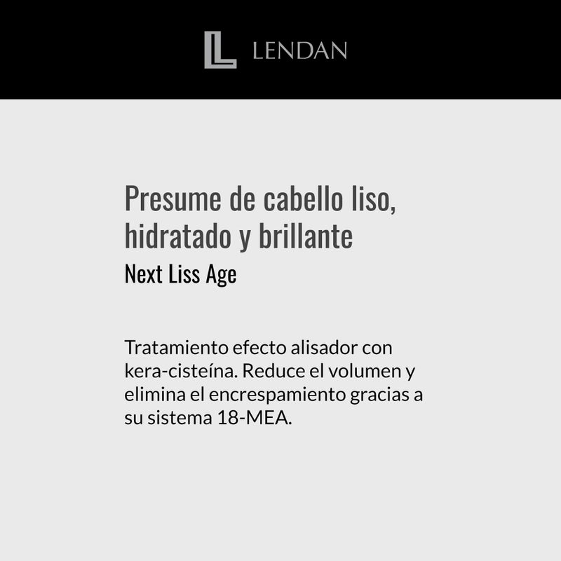 Lendan - Hair Conditioner - Neutralizing Cream Next Liss Age NÂº3-500ml - Step 3 Professional Pack - Completes the Straightening Process - Nourishes, Hydrates, and Soften - Long-Lasting Straightening - Image 5