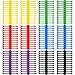 Tatuo 120 Pieces 4 Inch Arrow Spinners Board Game Spinner Plastic Arrow Game Spinners for School Party Supplies 6 Colors - Image 3
