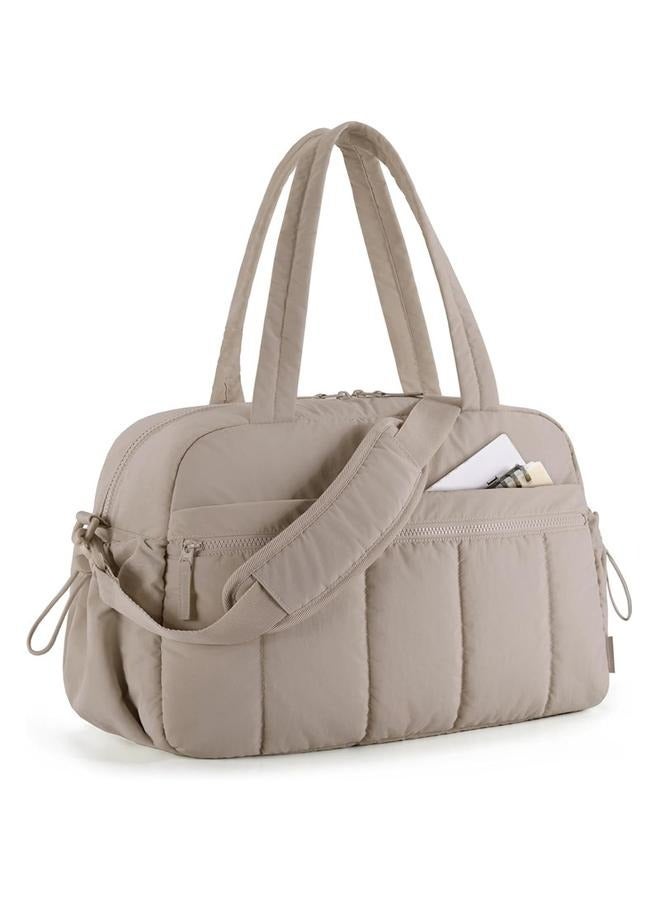 Generic Stylish Brown Fitness Bag: Spacious Tote for Gym
