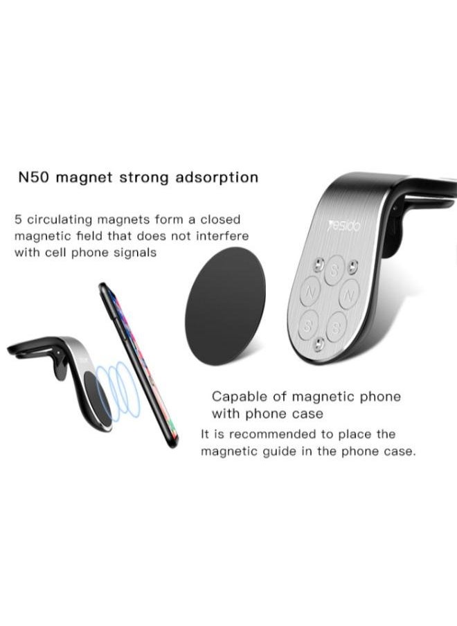 Yesido C64 New Magnetic Magnet Car Outlet Air Vent Mobile Phone Holder For Car  - Image 4