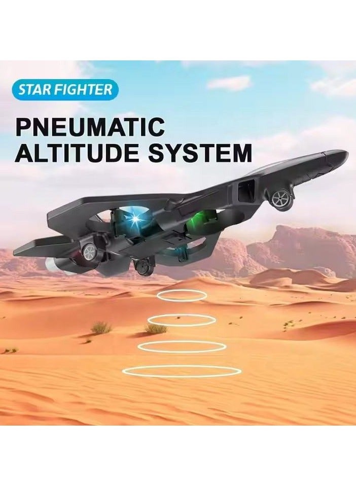 DIGI CORE RC Plane 2.4GHz Remote Control Airplane, Generation 10 Fighter Jet Toy with Pneumatic Altitude System, 360° Roll & Hover, Crash-Resistant EPP Material, Easy to Fly for Beginners & Kids Green/Black - Image 3