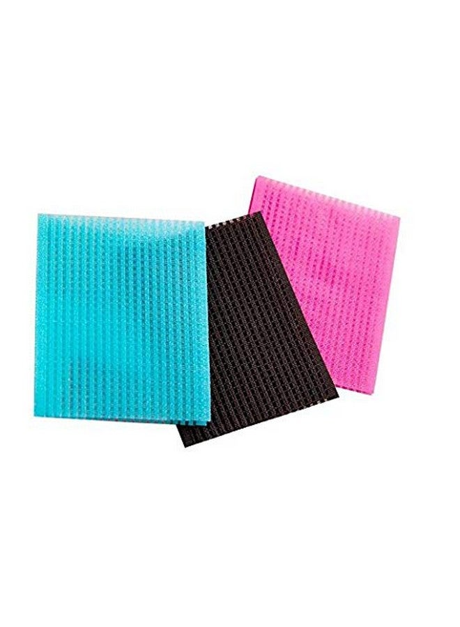 Quupy 10 Pieces Colorful Magic Bangs Hair Sticker Square Nylon Hair Paste Pad Hair Fringe Fixed Clip Hairpin Care Tool For Makeup Accessories (Color Random 7.7X 6.1Cm/3X2.4Inch) - Image 3