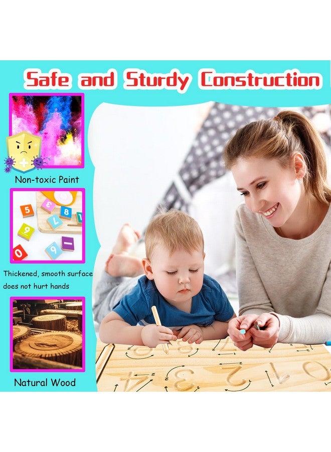 HONGID Montessori Toys for 3 4 5 Year Old,Double-Sided Preschool Learning Toys for Toddlers age 2-4,Educational Math manipulatives Number Counting Blocks for Kids,Christmas Stocking Stuffers for Boys Girls - Image 5