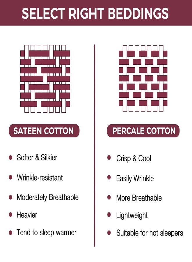 JSD Pink Floral Cotton Sheet Set Full Size, 300 TC Sateen Cotton Bed Sheets Extra Deep Pocket, Soft Smooth Breathable - Image 4