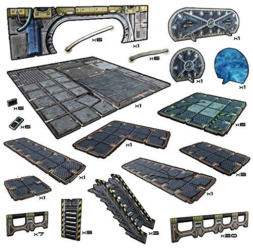 Battle Systems Scifi Terrain Frontier Core Set 2835mm RPGWargames 40k Necromunda Card Scenery - Image 5