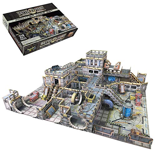 Battle Systems Scifi Terrain Frontier Core Set 2835mm RPGWargames 40k Necromunda Card Scenery - Image 1