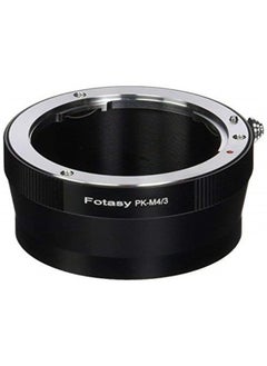 Fotasy PK Lens to M4/3 Adapter, PK to MFT, Compatible with Pentax PK lens Panasonic G7 G9 GF8 GF90 GH5 II GX7 GX8 GX9 GX850 G90 G91 G95 G100 Olympus E-M1 E-M5 E-M10 I II III E-PM2 E-PM1 Pen-F E-M1X 