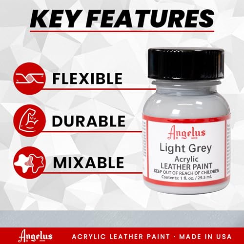 Angelus Angelus Leather Paint 1 Oz Light Grey - Image 2