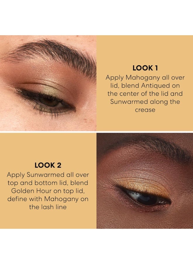 bareMinerals bareMinerals Mineralist Eyeshadow Palette, Six Richly Pigmented + Blendable Shades, Talc-Free Eye Shadow Palette Makeup, Vegan - Image 5