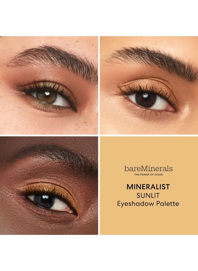 bareMinerals bareMinerals Mineralist Eyeshadow Palette, Six Richly Pigmented + Blendable Shades, Talc-Free Eye Shadow Palette Makeup, Vegan - Image 2