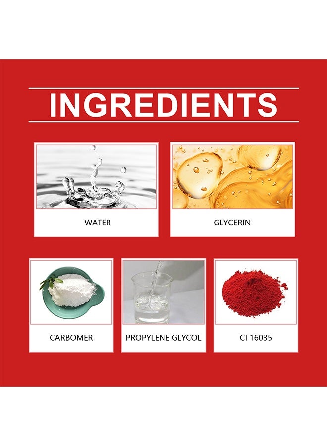 ثعبان البحر  مكياج رذاذ دم مزيف، تأثيرات واقعية دم مزيف قابل للغسل للجروح والملابس، دم مزيف سهل الجفاف لتساقط الدم من العيون والأنف، دم للمسلسلات التنكرية والزوومبي ومصاصي الدماء، 60 مل - Image 3