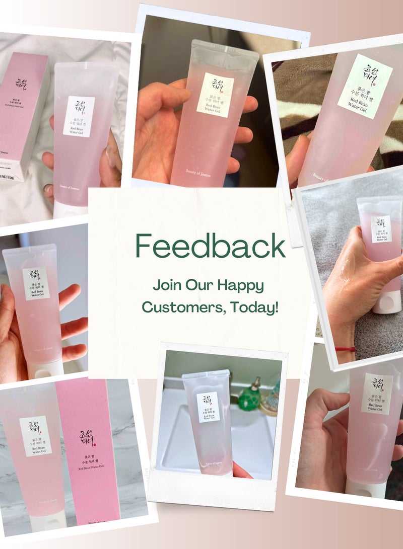Beauty of Joseon Red Bean Water Gel - Lightweight Hydrating and Soothing Face Gel - 100ml (3.38 fl. oz.) - Calms Irritation, Balances Oil, and Provides Deep Moisture for a Clear, Refreshed Complexion 100ml - Image 3