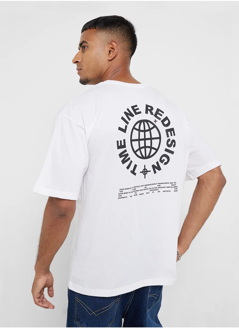 Seventy Five Oversized Graphic T-Shirt