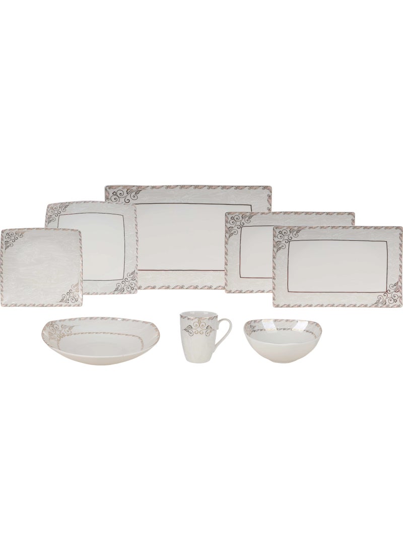 لوتس طقم عشاء لوتس فاخر 33 قطعة – طقم سفرة متكامل - Image 1