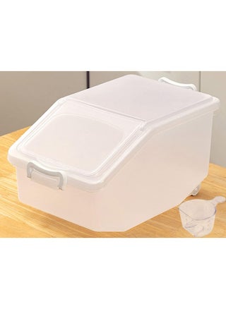 Rice Storage Container 5Kg (11 Lbs) - Food Storage Container With Lid, Bpa Free Plastic Large Cereal Storage Box, Multifunctional Containers For Kitchen Food With Measuring Cup - pzsku/Z7815D86CE42BE266629BZ/45/_/1719487579/a5a62bd5-34d0-478f-803b-34c541b2d85b