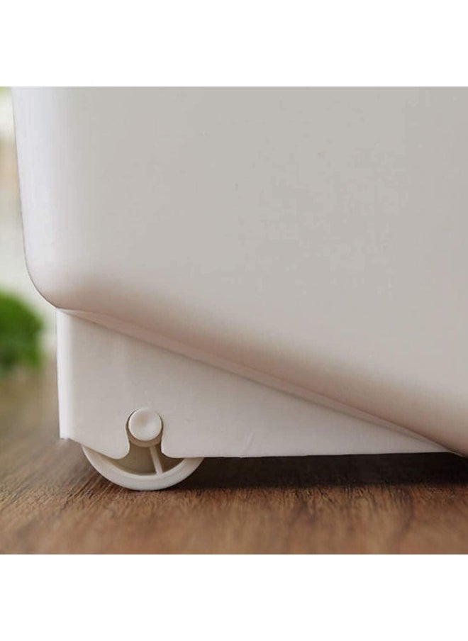Rice Storage Container 5Kg (11 Lbs) - Food Storage Container With Lid, Bpa Free Plastic Large Cereal Storage Box, Multifunctional Containers For Kitchen Food With Measuring Cup