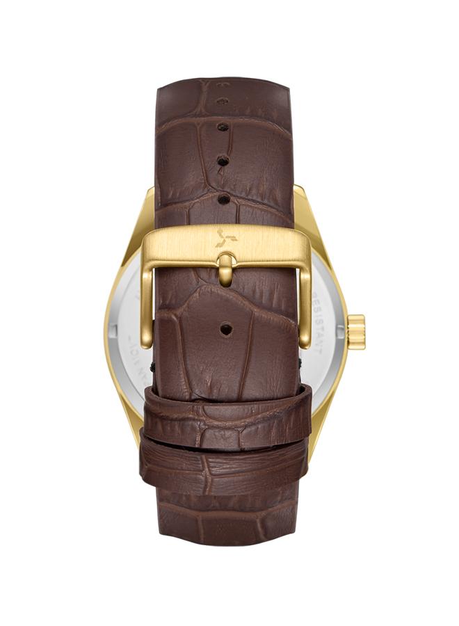 تورنيدو ساعة جلد طبيعي رجالية متعددة الوظائف ٤٢.٥ مم - Image 3