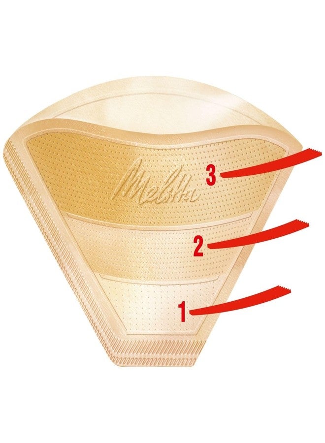 Melitta 6658076 Pack Original Size 1x4, 80, Filter Coffee Makers, Brown, Plastic - Image 2