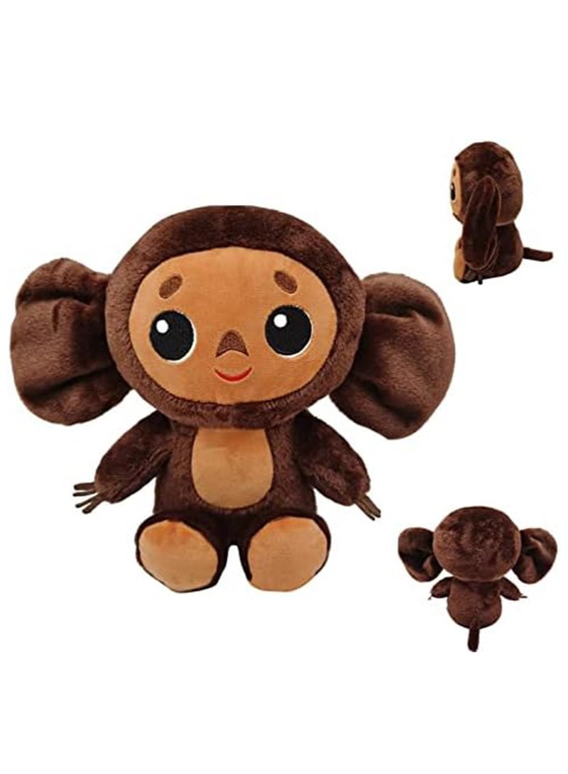 Plush Cheburashka Monkey Cute Plush Russian Cartoon Cheburashka Big Eared Monkey 45 Cms - Image 1