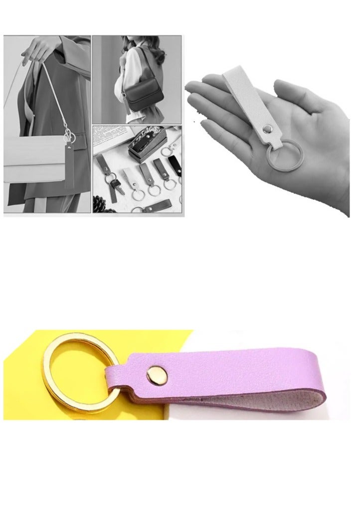 Stylish keychain suitable for house and car keys with simple design distinctive accessory and beautiful gift