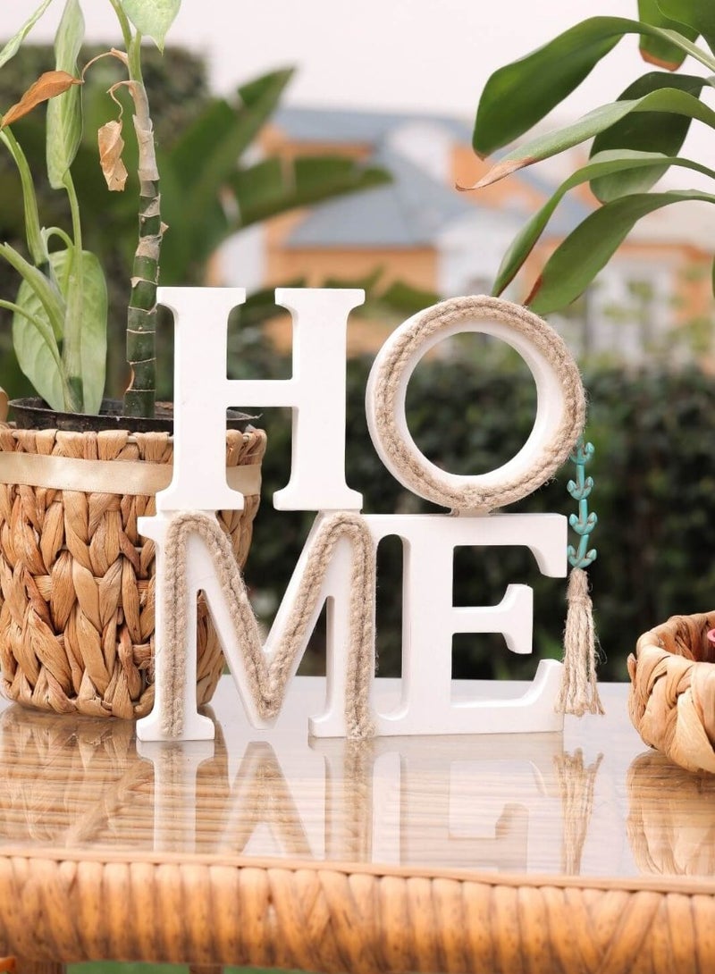 Words Co. Home wood coastal charm