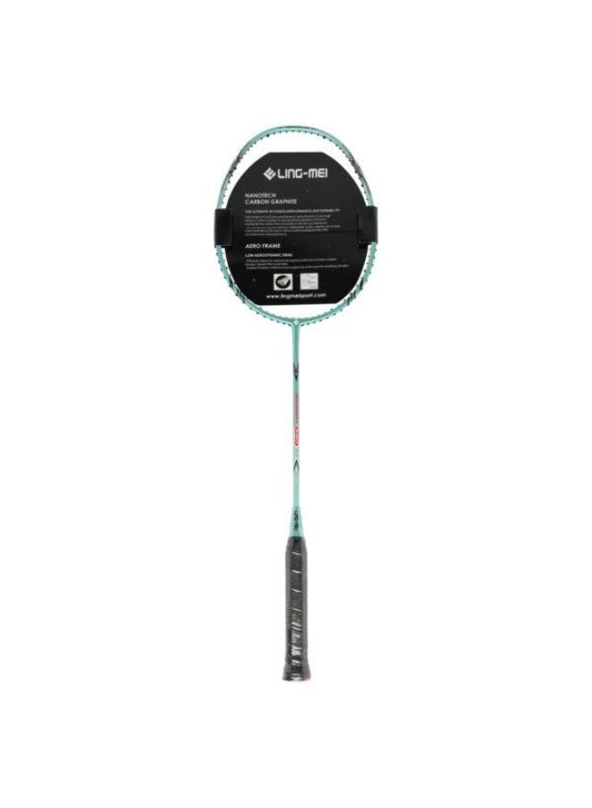 LING-MEI Strung Badminton Racquet Rapidity Tiger R680 GREEN - Image 1
