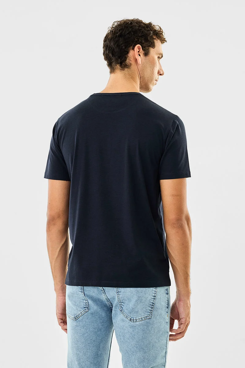 SNITCH Basic Side Slit Stretch T-Shirt