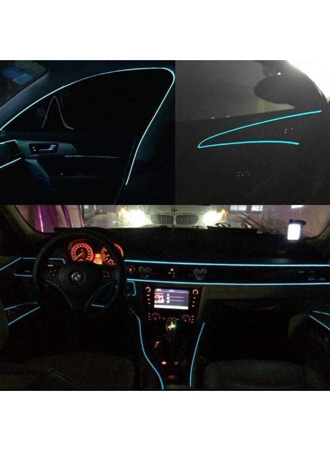 شريط إضاءة نيون داخلي رائع للسيارة متعدد الألوان بطول ٦ متر - تحكم نشط بالهاتف - Image 5