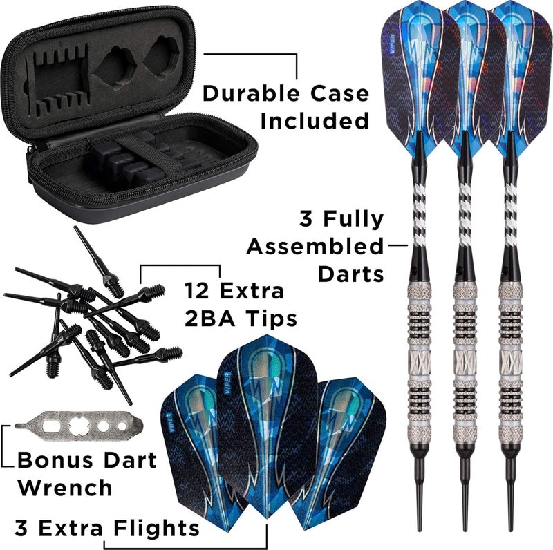 Viper Astro 80% Tungsten Soft Tip Dart Set with Case - Image 5