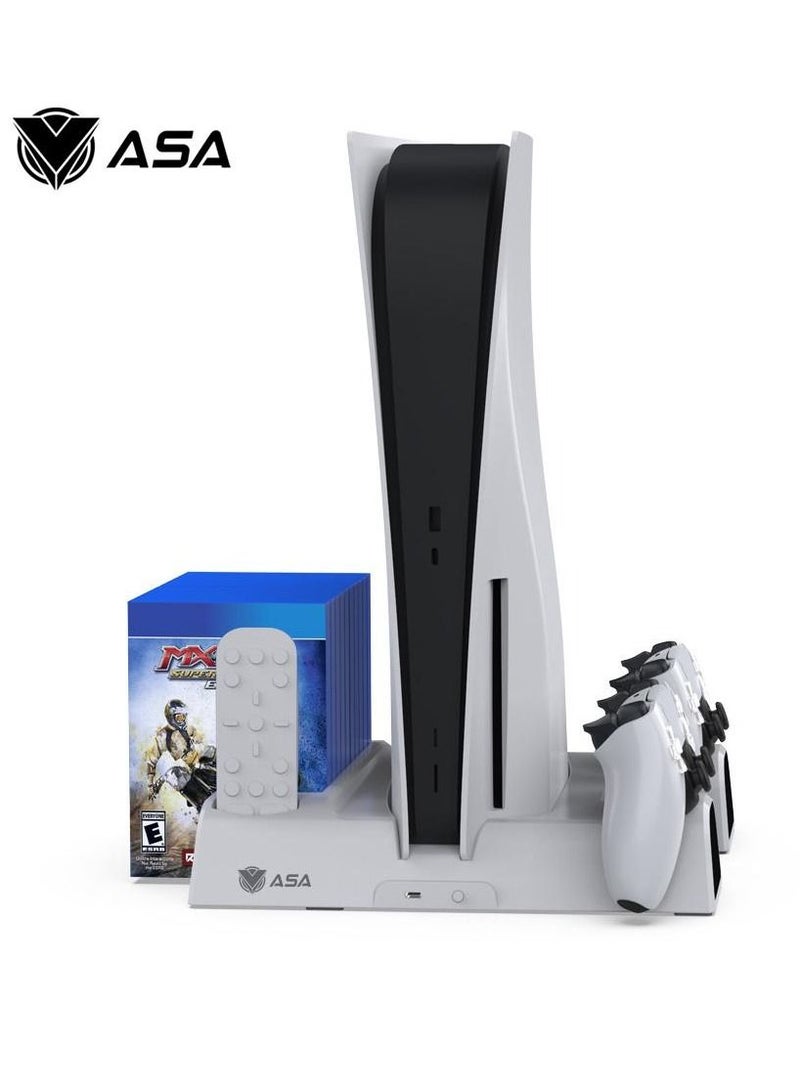 ASA Playstation 5 Cooling Stand Multifunctional Adjustable Fan Holder for Gaming Console Accessories Daily Use Home and Office - Image 3
