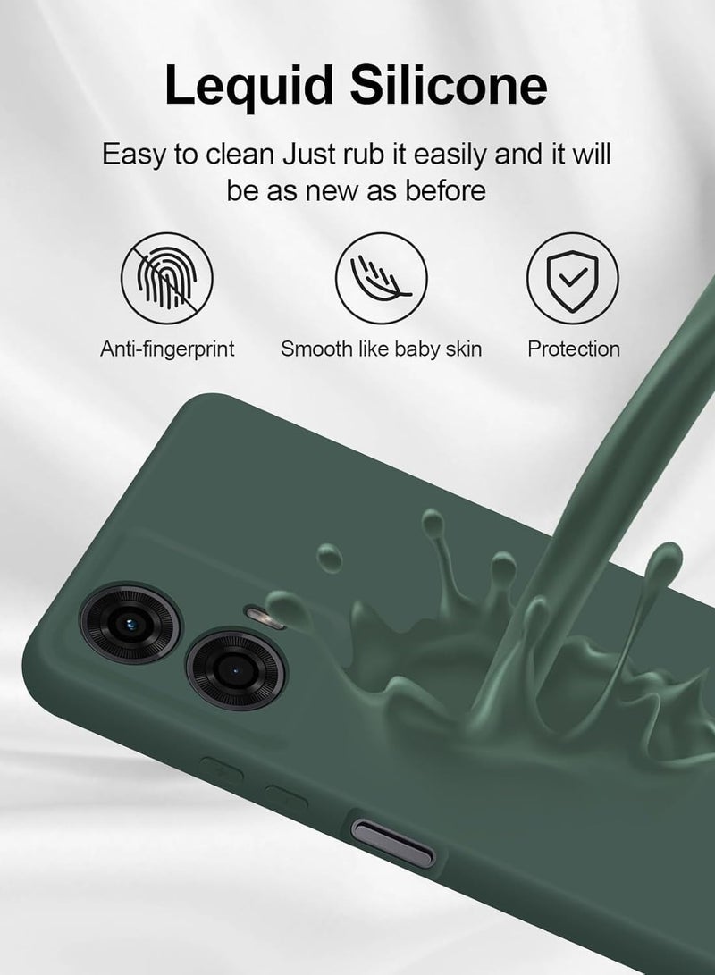 Motorola Moto G35 Case Cover Premium Liquid Silicone Case with Soft Inner Microfiber Lining Cushion Shockproof Protective Cover for Moto G35 - Image 3