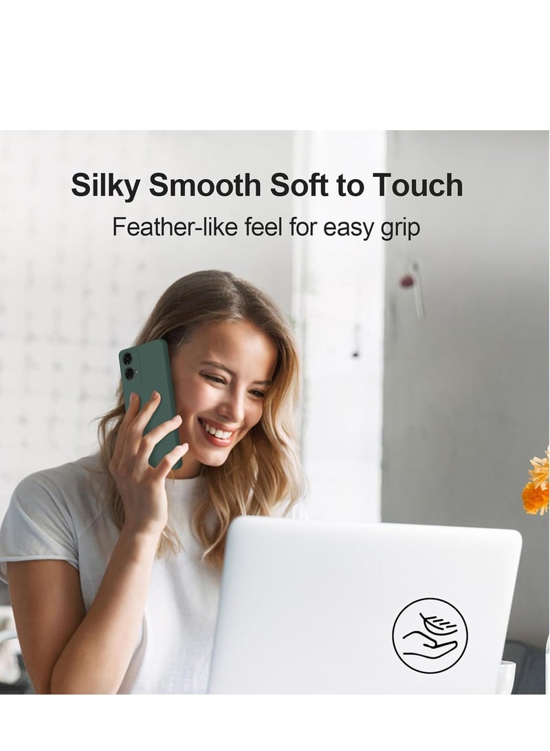Motorola Moto G35 Case Cover Premium Liquid Silicone Case with Soft Inner Microfiber Lining Cushion Shockproof Protective Cover for Moto G35 - Image 4