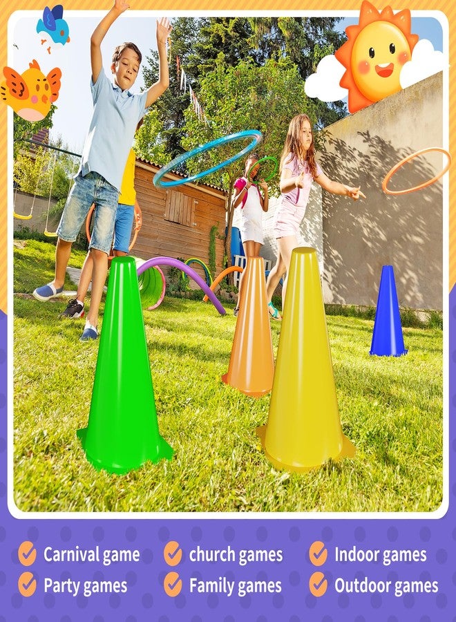 Redllo 87 Pcs Carnival Outdoor Games Potato Sack Race Bags for Kids Adults Bean Bags Ring Toss 3 Legged Relay Race Tug of War Rope Backyard for Birthday Party Field Day Family Christian Church Games - Image 5